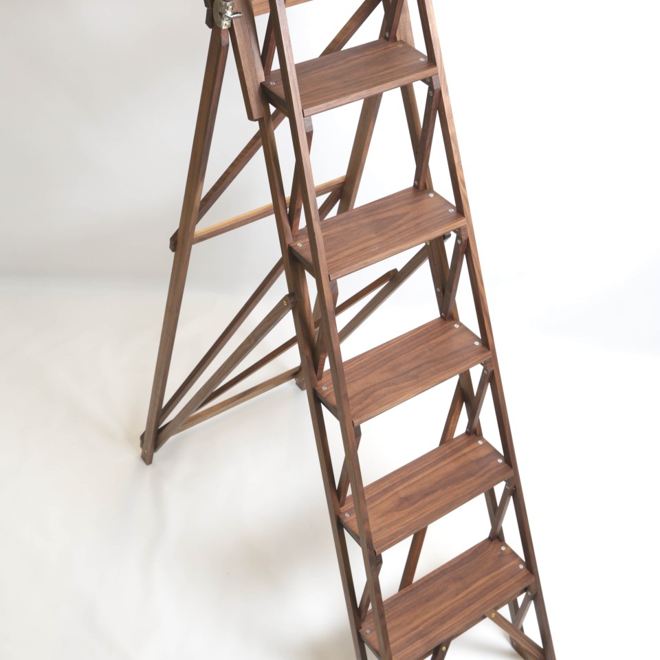 Wooden Step Ladder Sylvanus Woodcraft